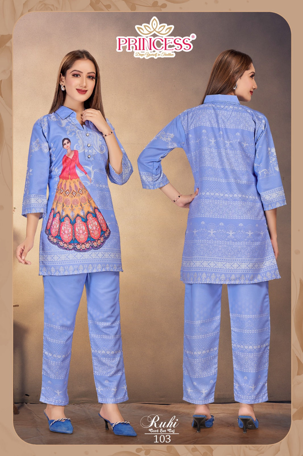 Ruhi Princess Creation Rayon Co Ord Set Exporter Gujarat