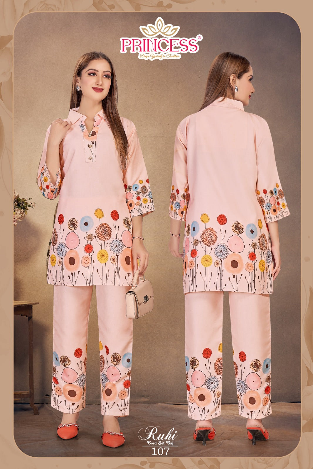 Ruhi Princess Creation Rayon Co Ord Set Exporter Gujarat