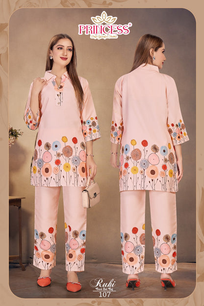 Ruhi Princess Creation Rayon Co Ord Set Exporter Gujarat