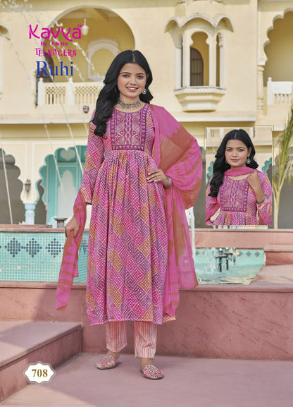 Ruhi Vol 7 Kavya Capsule Girls Readymade Pant Suits Manufacturer India