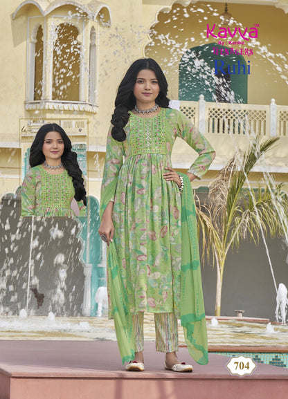 Ruhi Vol 7 Kavya Capsule Girls Readymade Pant Suits Manufacturer India