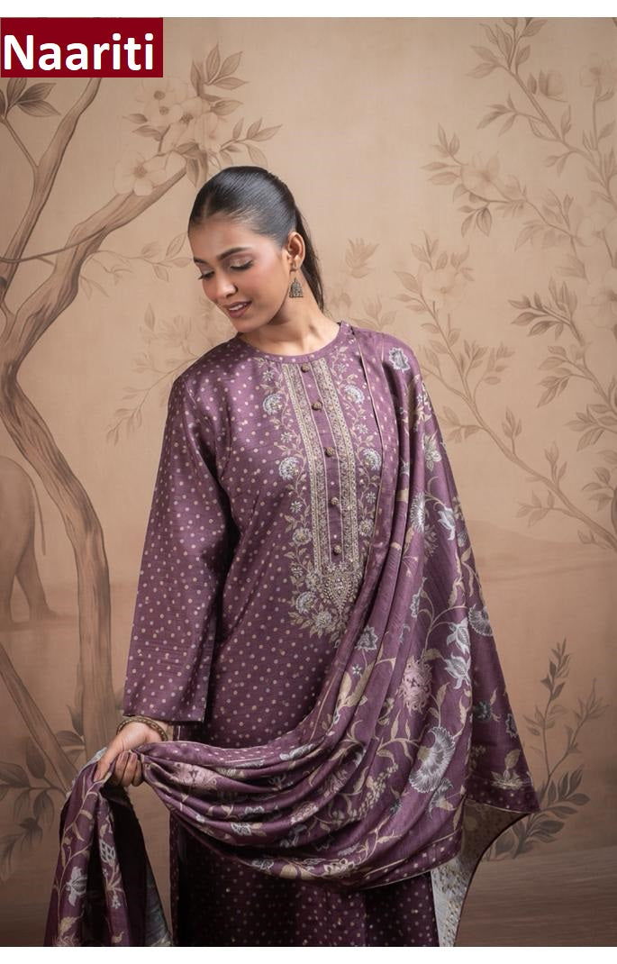 Ruhina Naariti Silk Pant Style Suits Manufacturer Gujarat