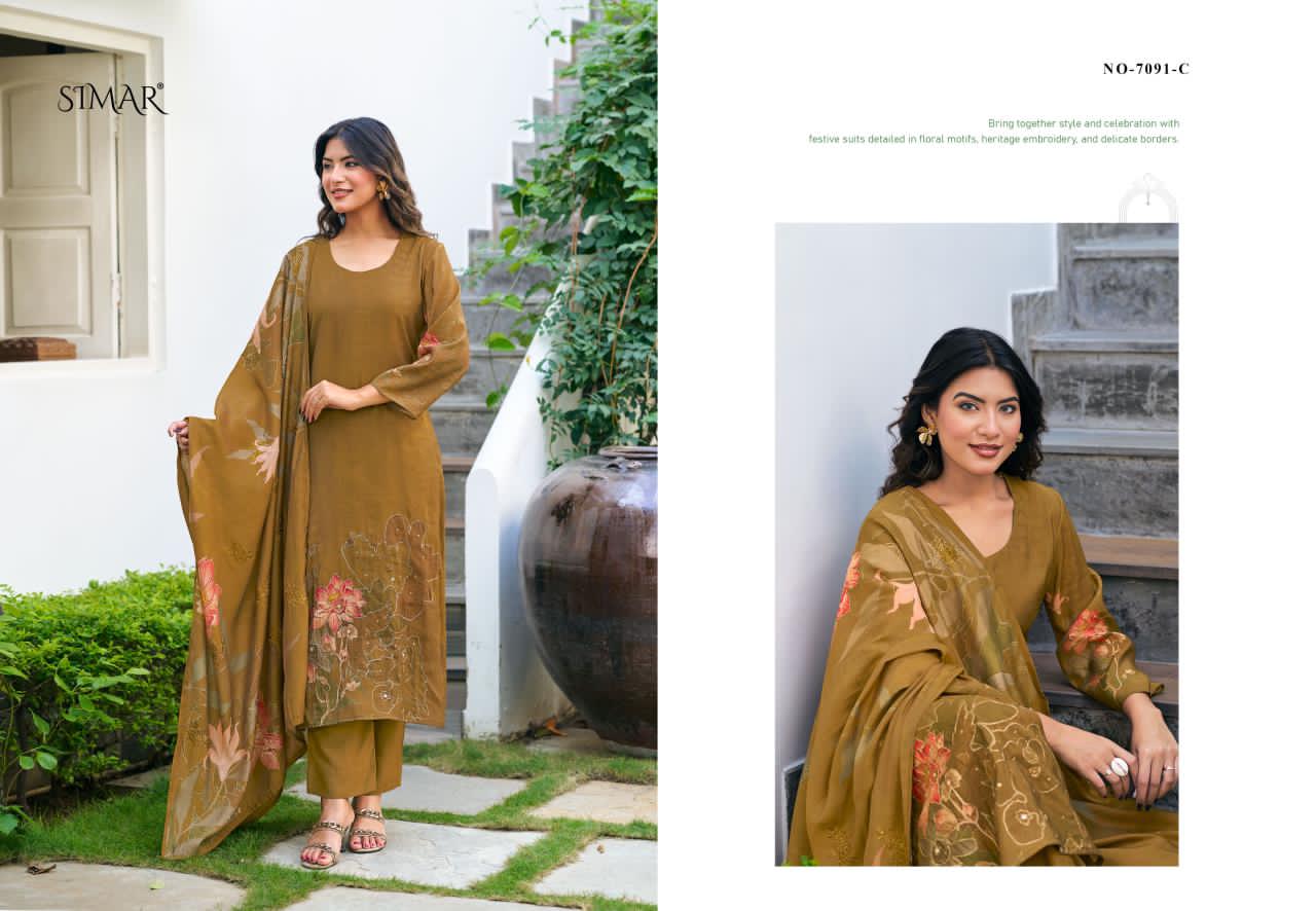 Ruhma Simar Modal Pant Style Suits Exporter India