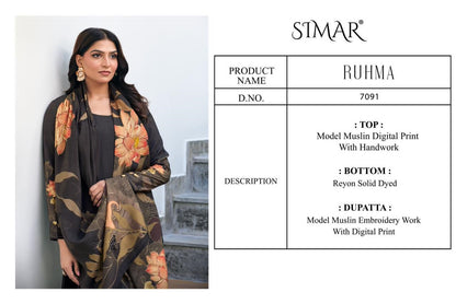 Ruhma Simar Modal Pant Style Suits Exporter India