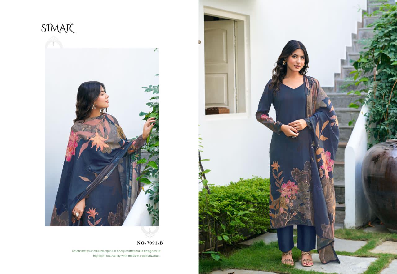 Ruhma Simar Modal Pant Style Suits Exporter India