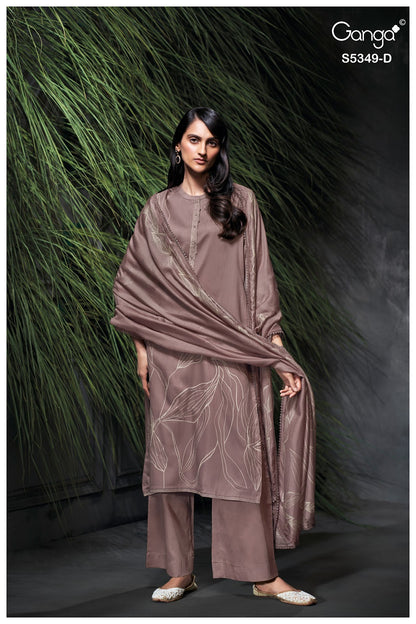 Ruhna S5349 Ganga Wool Pashmina Suits Manufacturer Gujarat