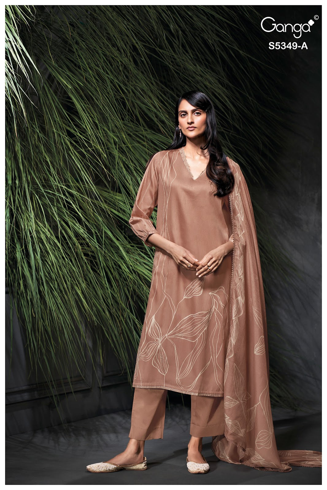 Ruhna S5349 Ganga Wool Pashmina Suits Manufacturer Gujarat