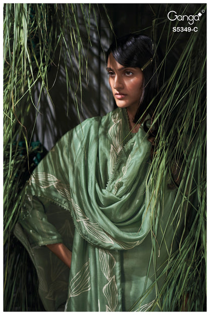 Ruhna S5349 Ganga Wool Pashmina Suits Manufacturer Gujarat