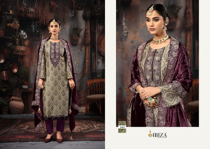 Rukhsar Ibiza Silk Velvet Suits Supplier Gujarat
