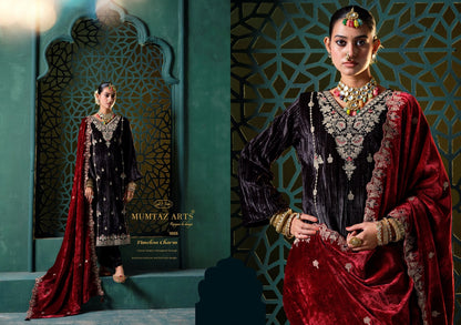 Rukhsar Mumtaz Arts Crush Velvet Suits Supplier