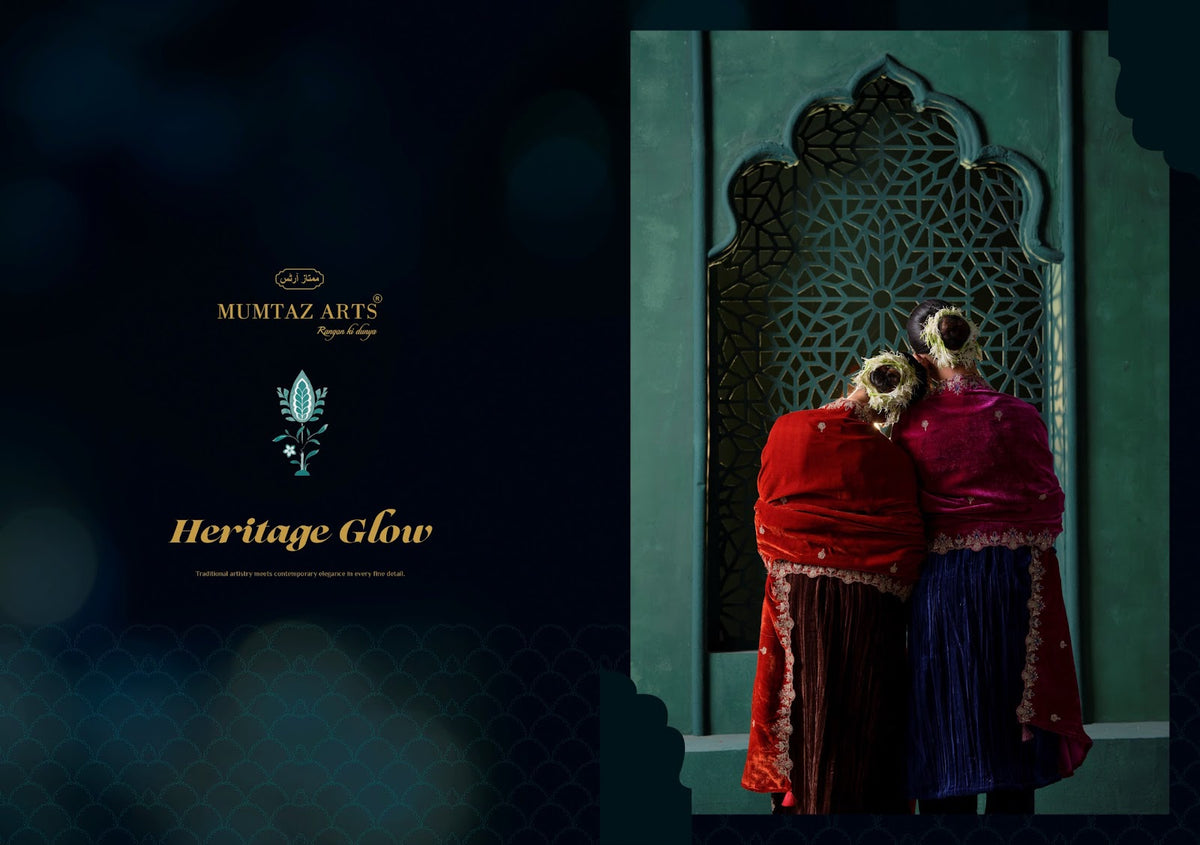 Rukhsar Mumtaz Arts Crush Velvet Suits Supplier