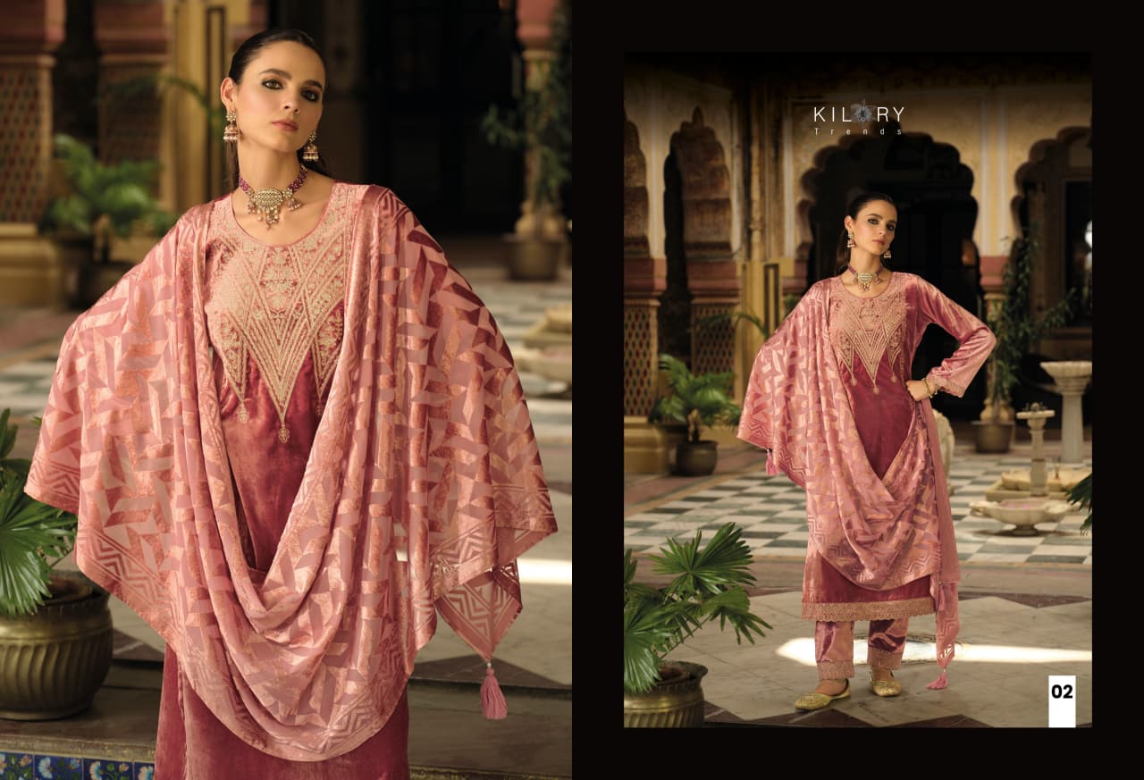 Rukhsat Kilory Velvet Suits Exporter India