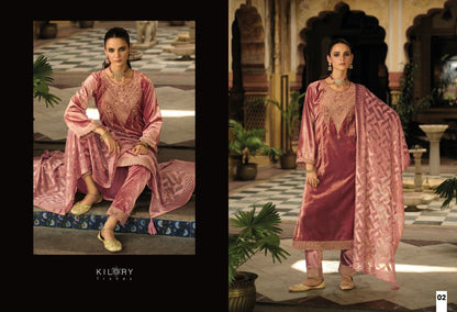 Rukhsat Kilory Velvet Suits Exporter India