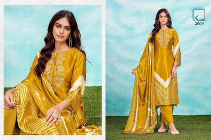 Rukmani 2009 K Cube Gaji Silk Pant Style Suits Exporter Ahmedabad