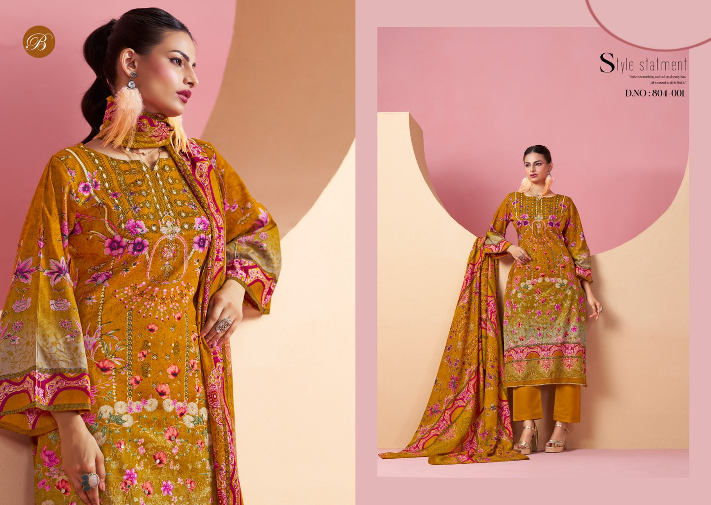 Ruksana Belliza Designer Studio Cotton Karachi Salwar Suits Manufacturer Gujarat