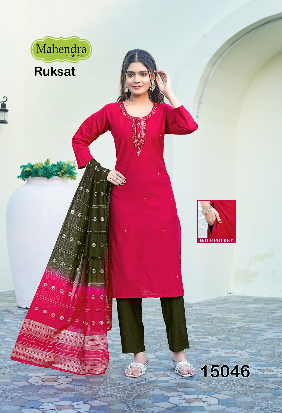 Ruksat Vol 1 Mahendra Fashion Vatican Readymade Pant Style Suits Exporter Ahmedabad
