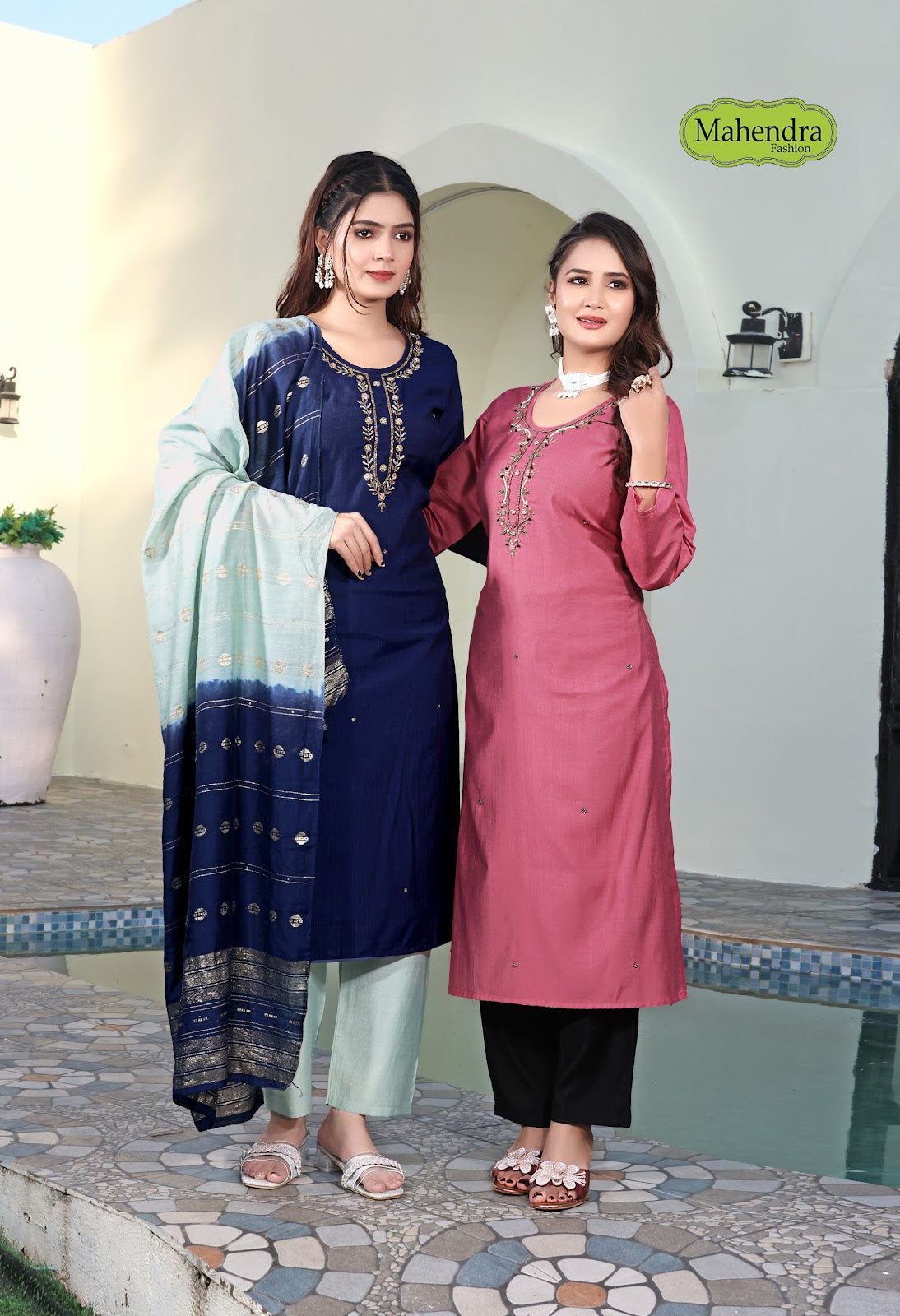 Ruksat Vol 1 Mahendra Fashion Vatican Readymade Pant Style Suits Exporter Ahmedabad