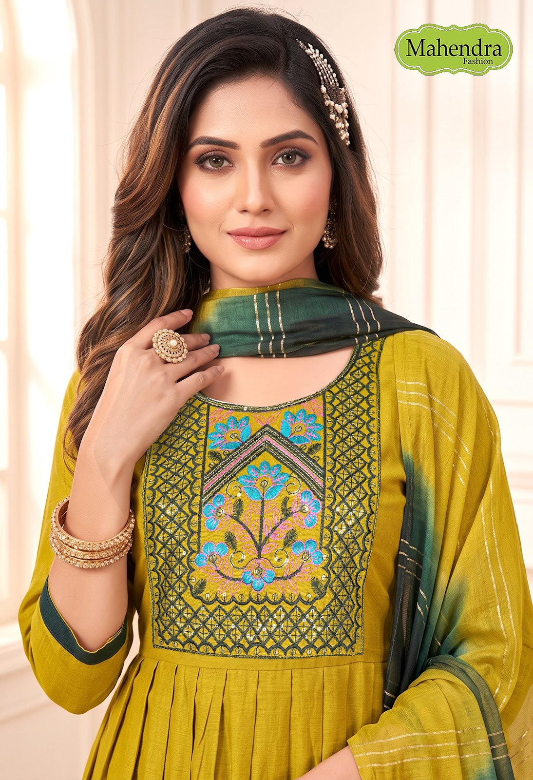 Rukshi Vol 1 Mahendra Fashion Vatican Readymade Anarkali Suits Wholesaler India