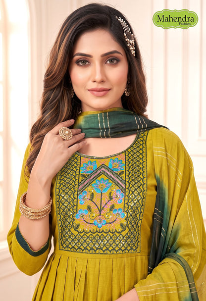 Rukshi Vol 1 Mahendra Fashion Vatican Readymade Anarkali Suits Wholesaler India