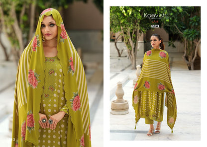 Rumaisha Kaavish Viscose Pashmina Suits Wholesaler India