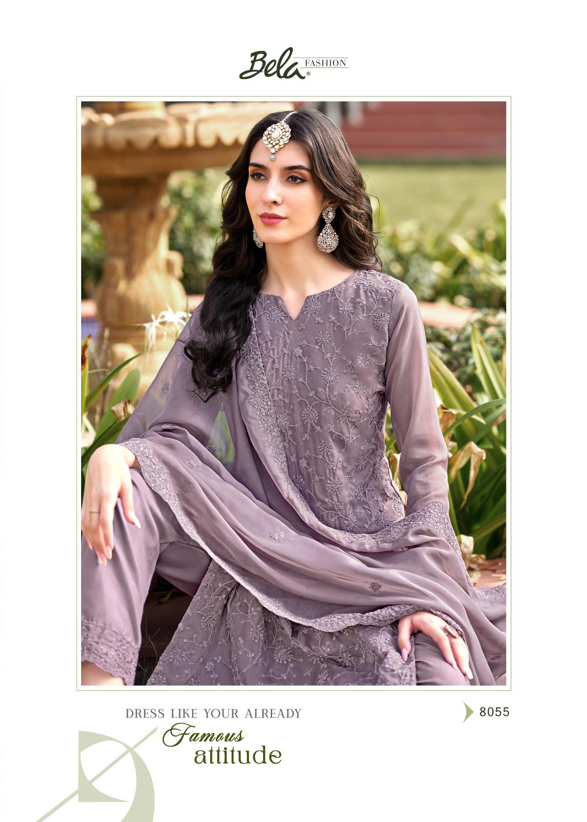 Rumi Bela Fashion Organza Pant Style Suits Exporter Gujarat