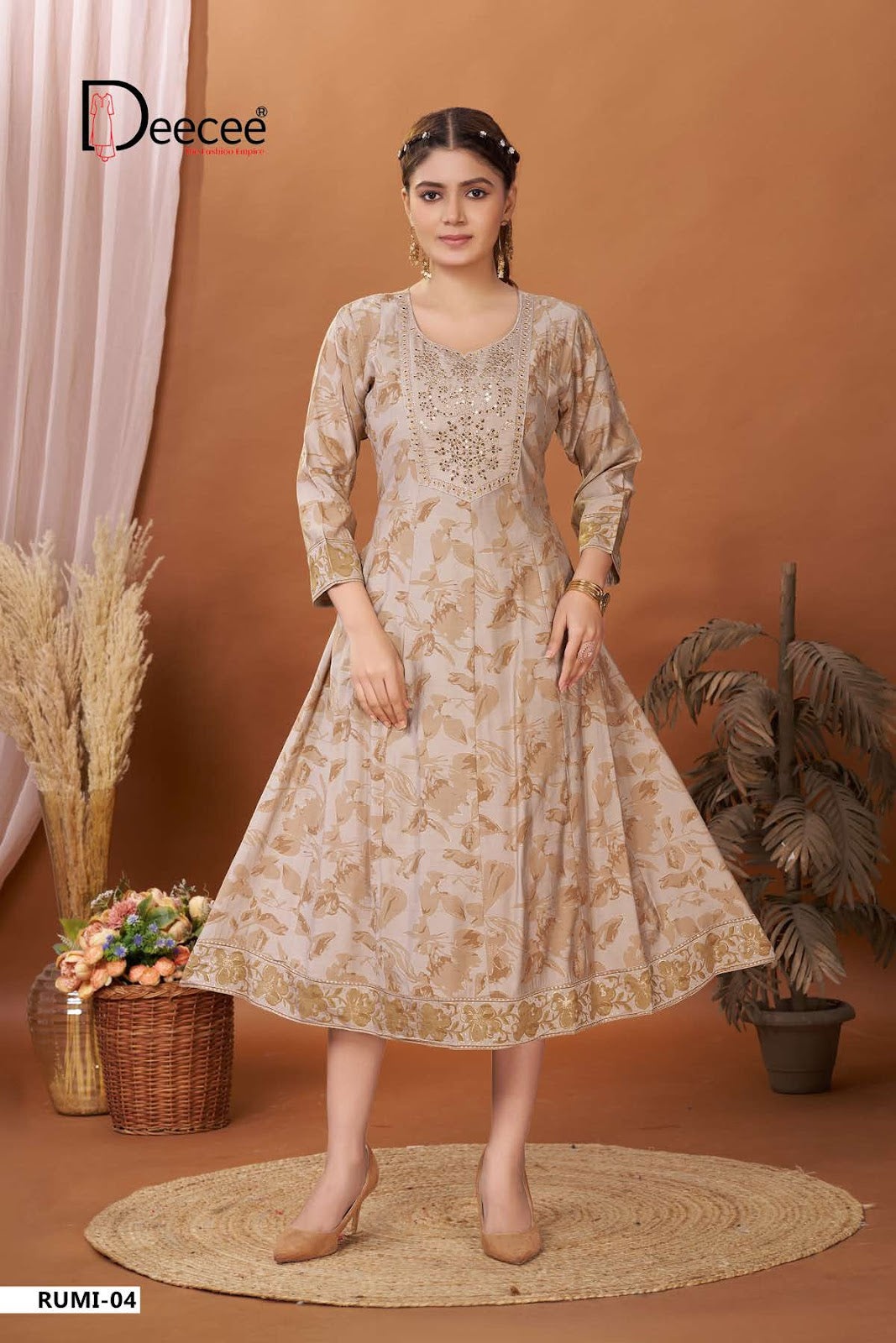 Rumi Deecee Roman Silk Anarkali Kurtis Manufacturer