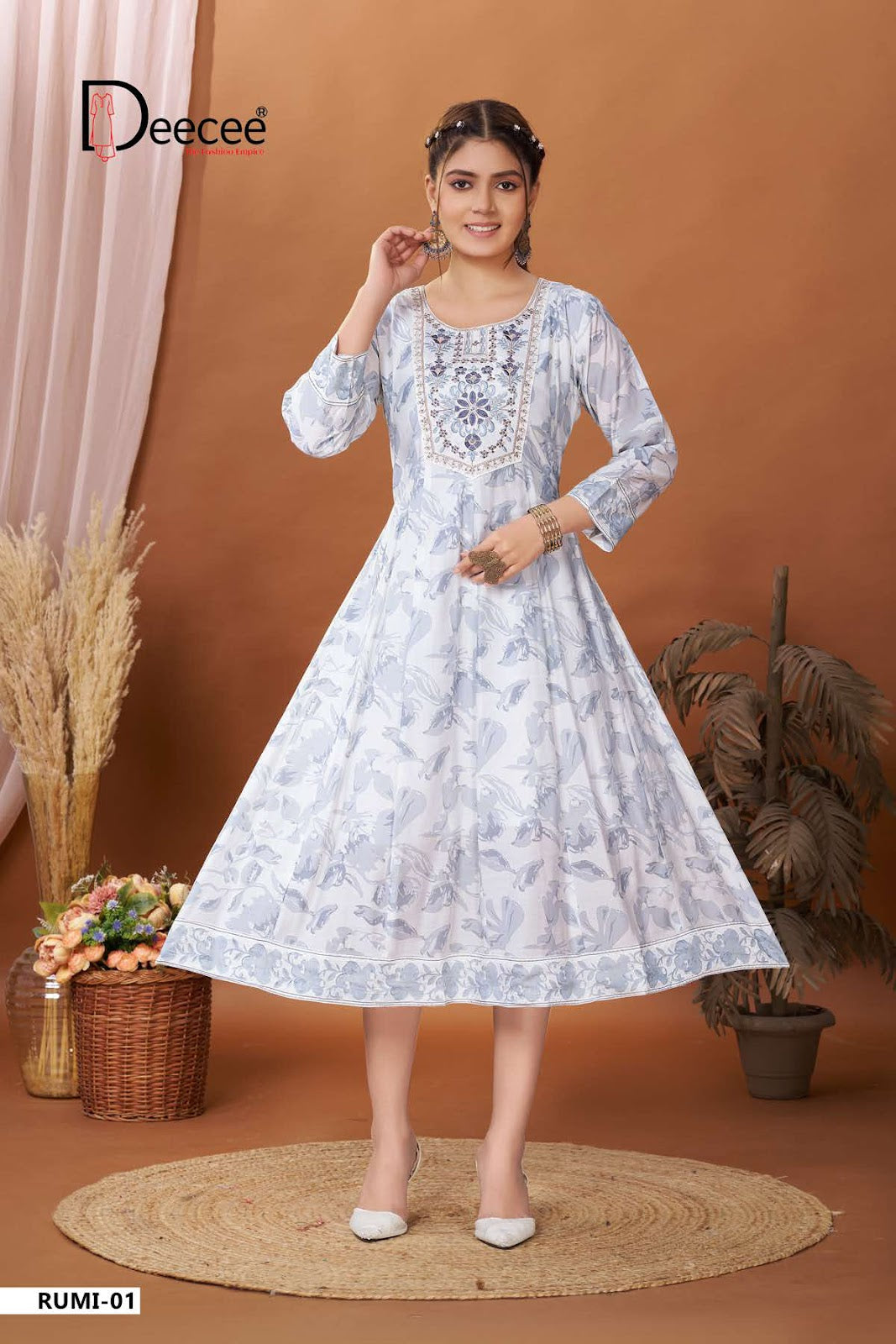 Rumi Deecee Roman Silk Anarkali Kurtis Manufacturer