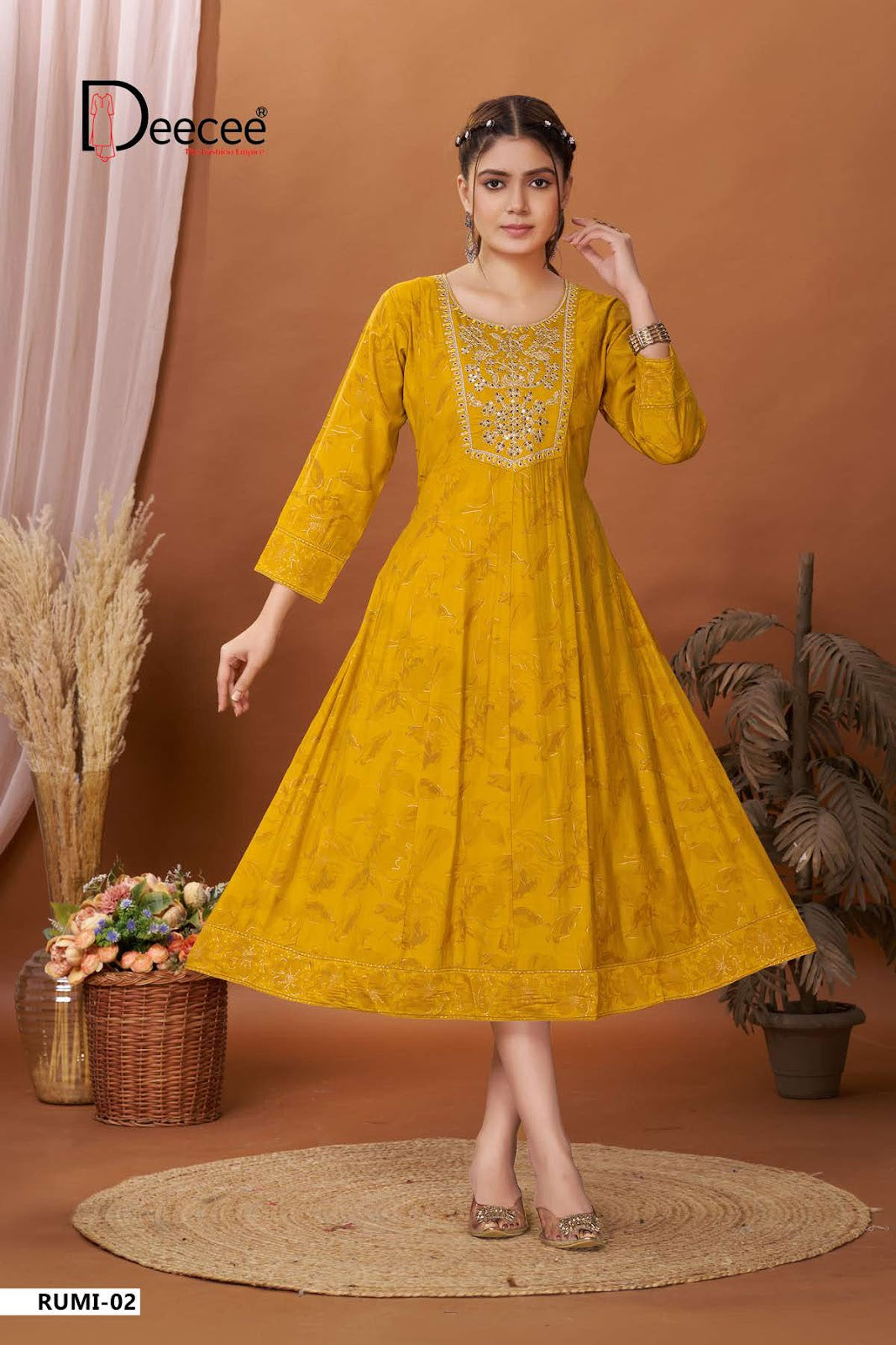 Rumi Deecee Roman Silk Anarkali Kurtis Manufacturer