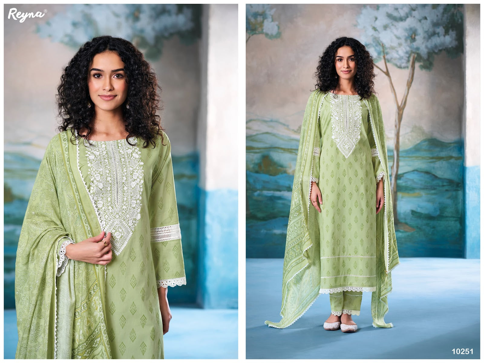 Rumi Reyna Cotton Pant Style Suits Supplier Gujarat