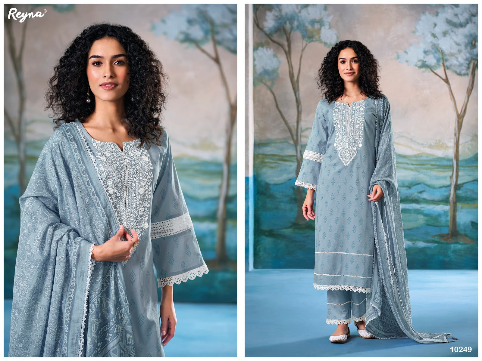 Rumi Reyna Cotton Pant Style Suits Supplier Gujarat