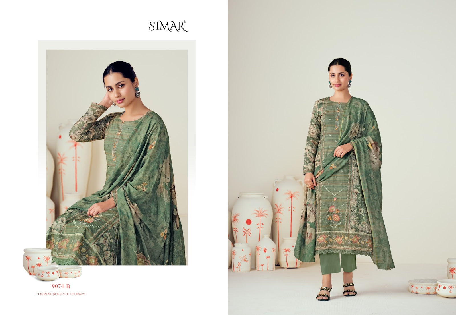 Rumi Simar Pure Lawn Pant Style Suits Supplier