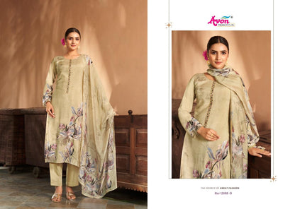 Rumi Vol 2 Avon Trendz Viscose Muslin Pant Style Suits Exporter Ahmedabad