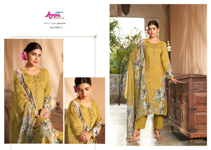 Rumi Vol 2 Avon Trendz Viscose Muslin Pant Style Suits Exporter Ahmedabad