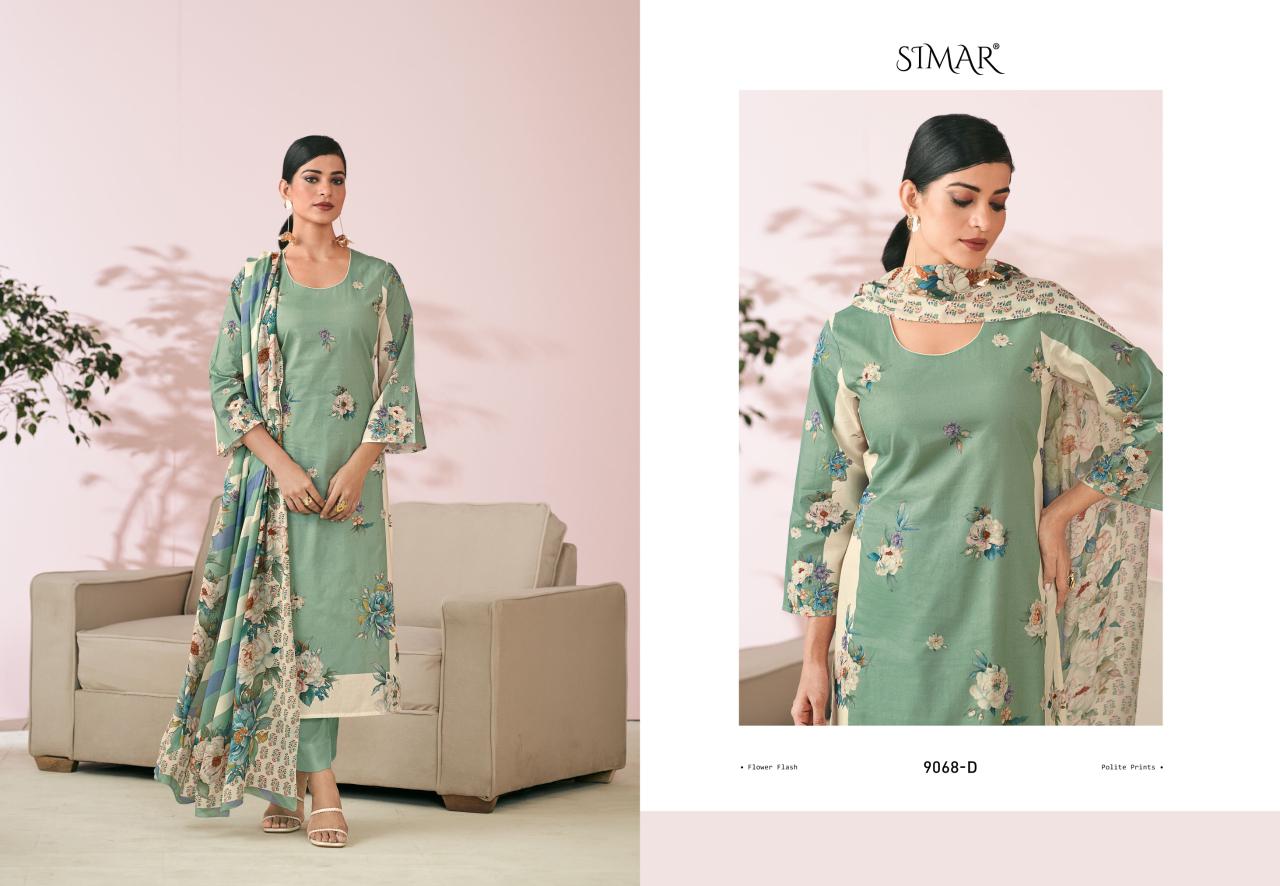 Rumsha Simar Lawn Cotton Pant Style Suits Manufacturer India