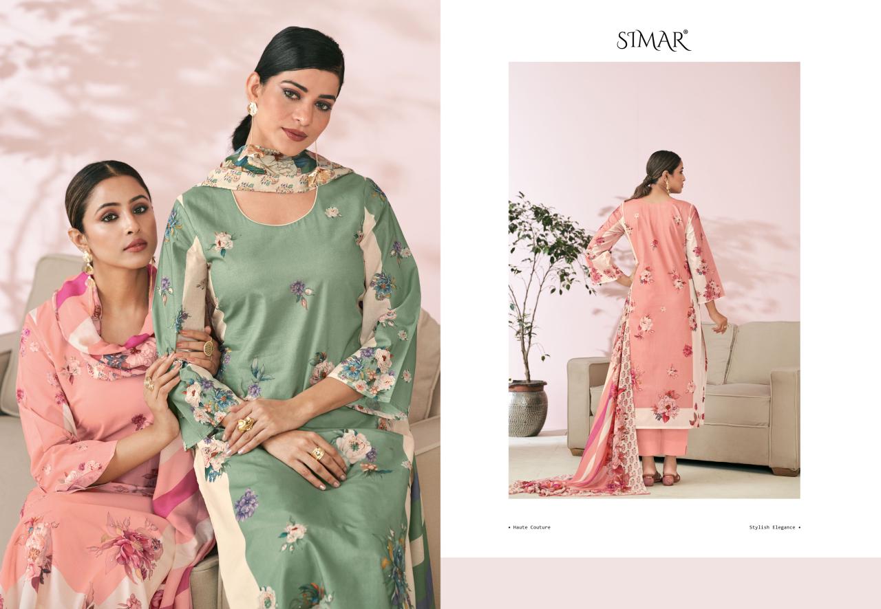 Rumsha Simar Lawn Cotton Pant Style Suits Manufacturer India