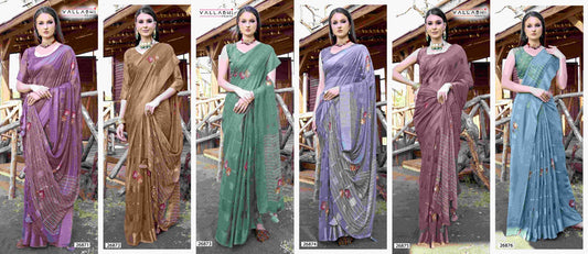 Rudrangi Vallabhi Prints Georgette Sarees