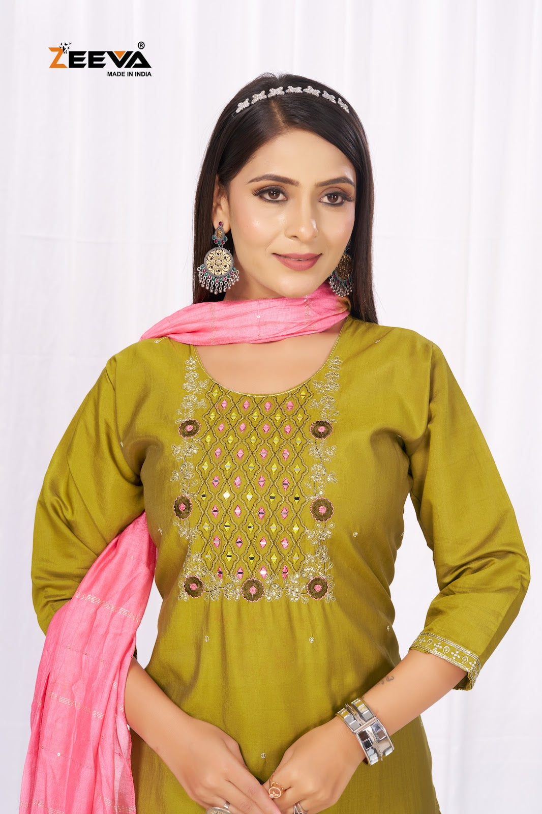 Rungmanch Vol 2 Zeeva Roman Silk Readymade Pant Style Suits Exporter