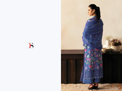 Rungrez Chikankari Deepsy Cotton Pakistani Patch Work Suits Exporter Gujarat