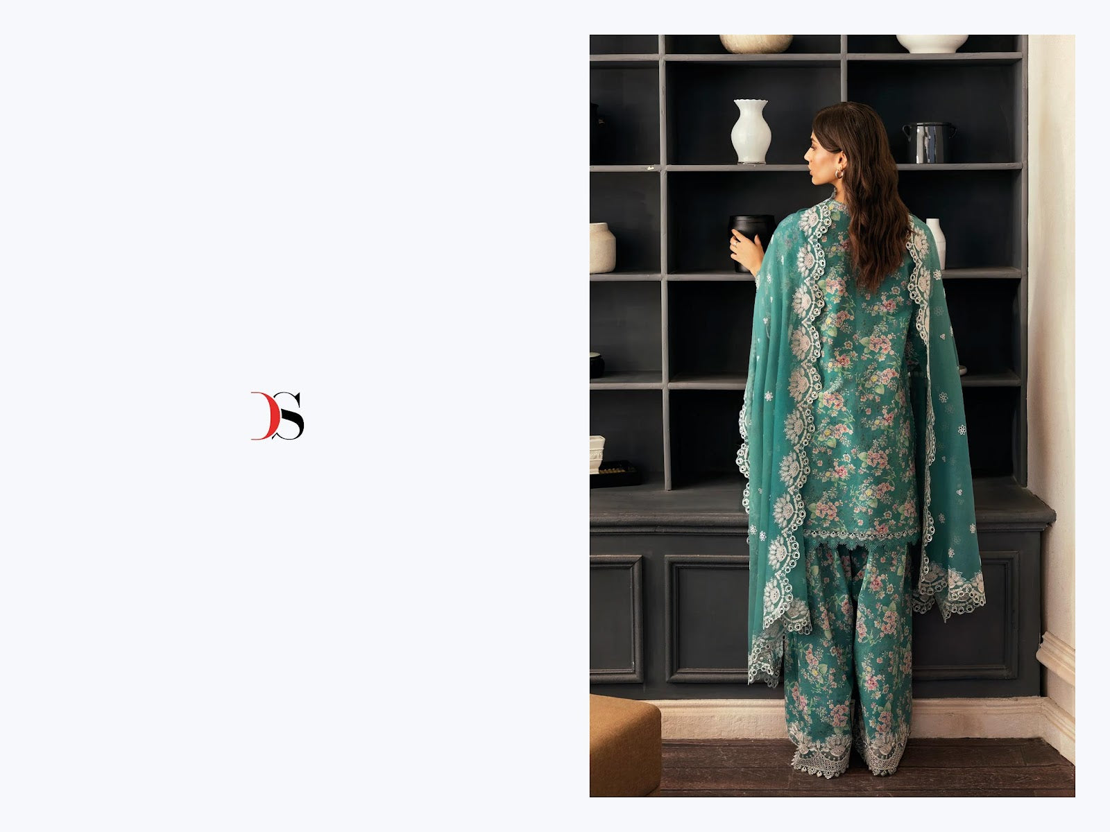 Rungrez Chikankari Deepsy Cotton Pakistani Patch Work Suits Exporter Gujarat