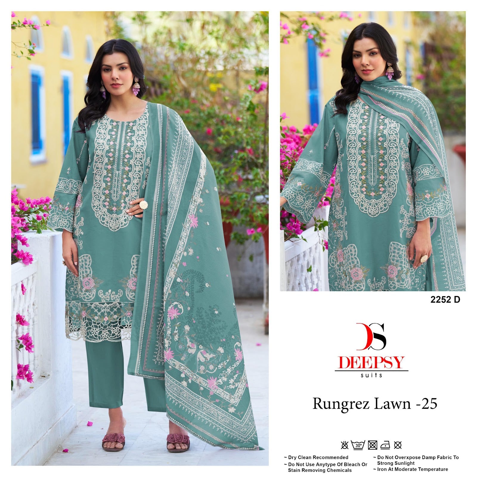 Rungrez Lawn 25 Deepsy Pure Cotton Pakistani Salwar Suits Manufacturer Gujarat