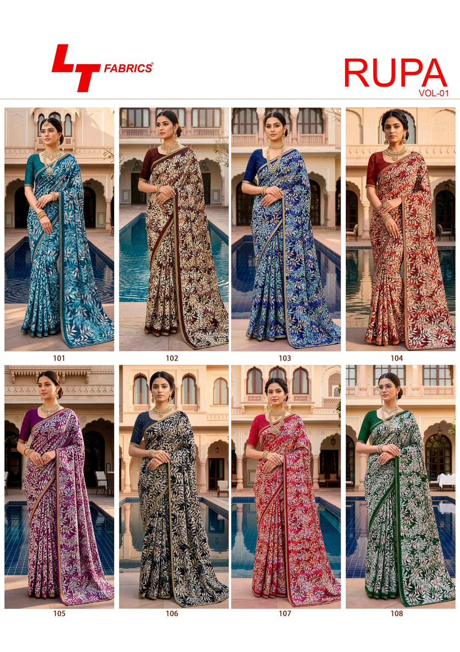 Rupa Vol 1 Lt Fabrics Dola Silk Sarees Supplier