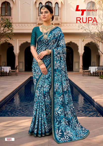 Rupa Vol 1 Lt Fabrics Dola Silk Sarees Supplier