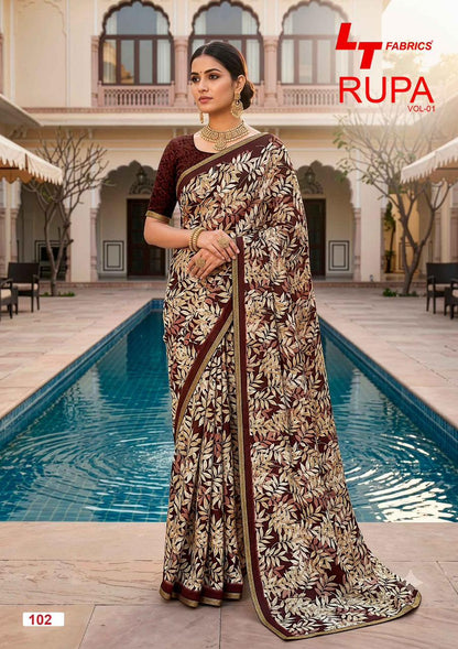Rupa Vol 1 Lt Fabrics Dola Silk Sarees Supplier
