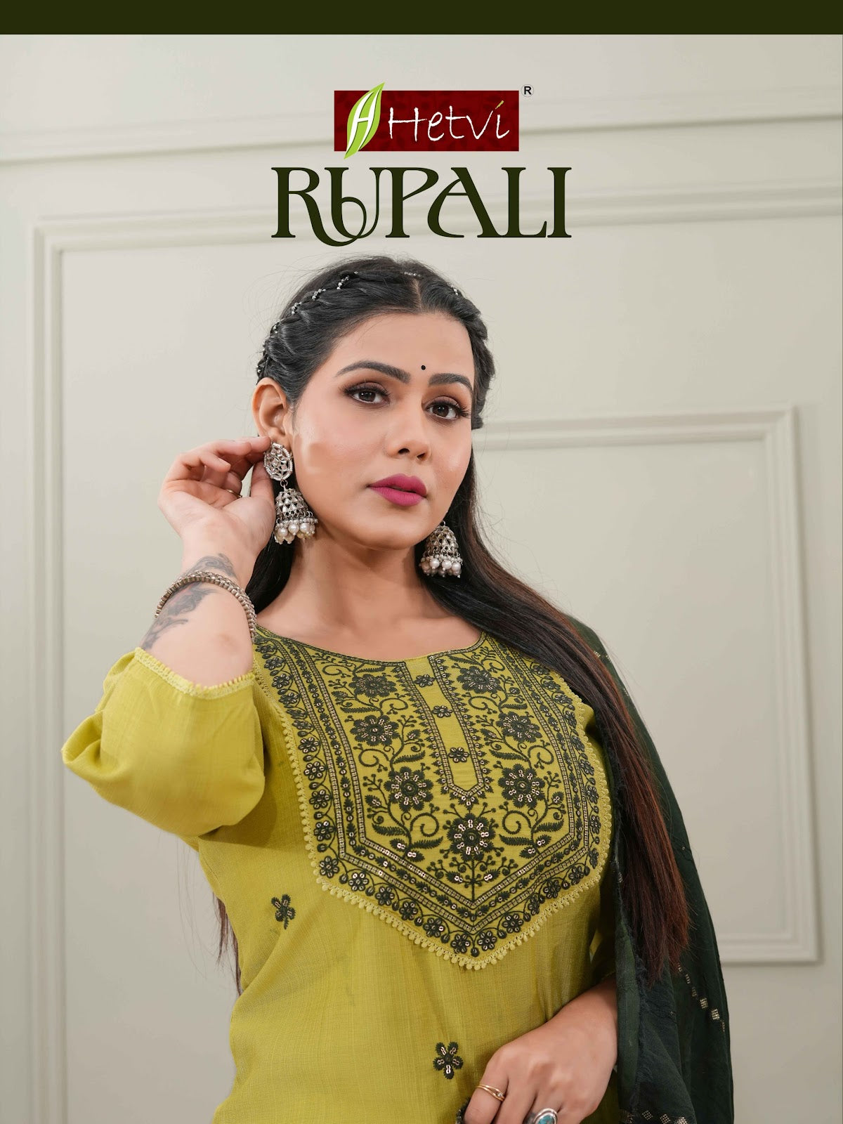 Rupali Hetvi Vertican Readymade Pant Style Suits Supplier Ahmedabad