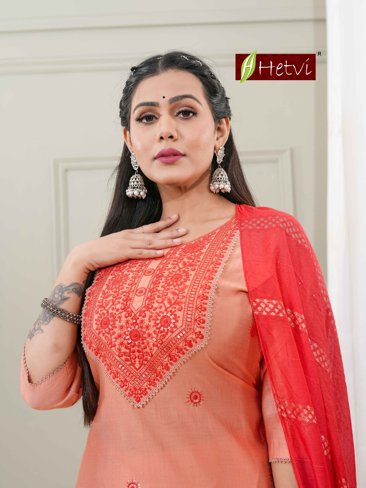 Rupali Hetvi Vertican Readymade Pant Style Suits Supplier Ahmedabad
