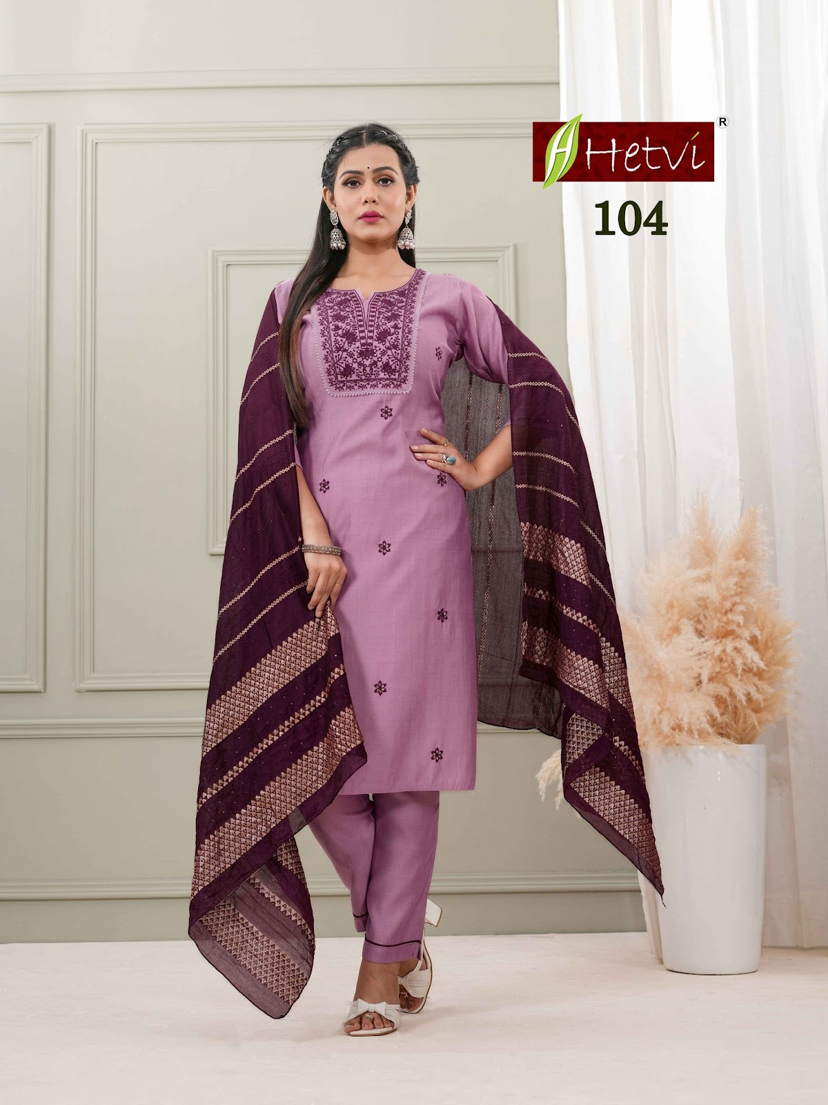 Rupali Hetvi Vertican Readymade Pant Style Suits Supplier Ahmedabad