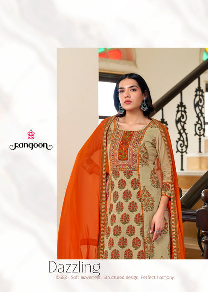 Rupali Rangoon Cotton Readymade Anarkali Suits Wholesaler India