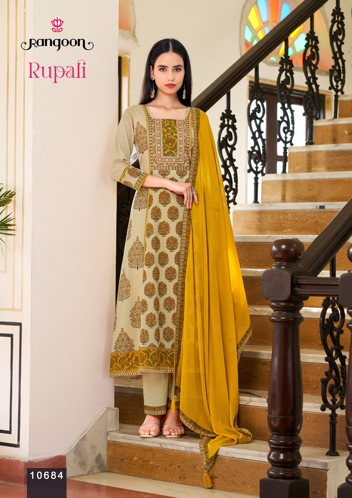 Rupali Rangoon Cotton Readymade Anarkali Suits Wholesaler India