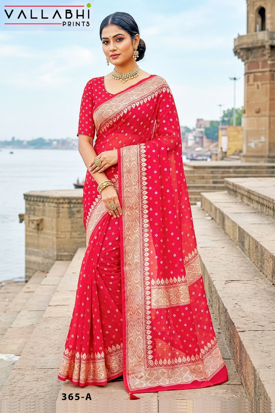 Rupanshi Vol 12 Vallabhi Prints Moss Georgette Sarees Wholesaler Ahmedabad