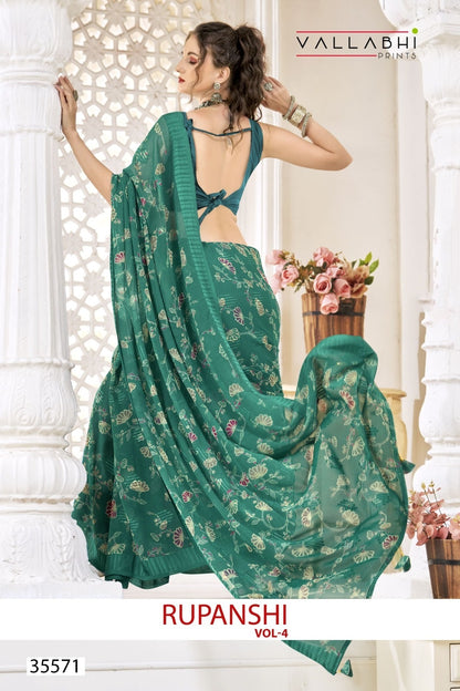 Rupanshi Vol 4 Vallabhi Prints Georgette Sarees Supplier India